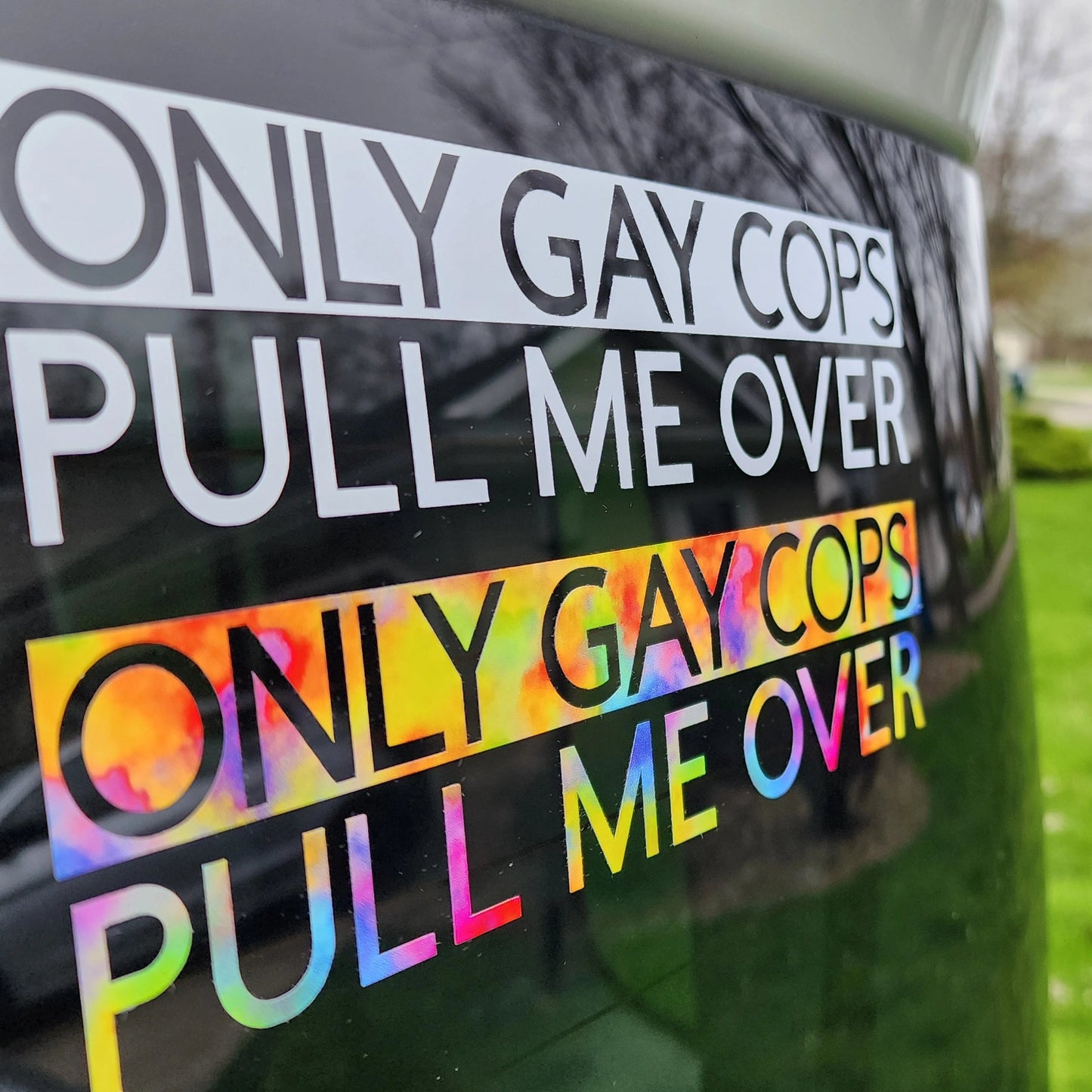 8in. Cop Humor Decal