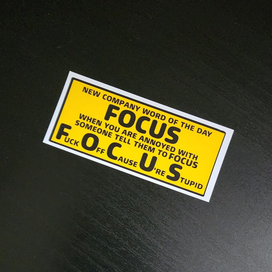 Focus Sticker